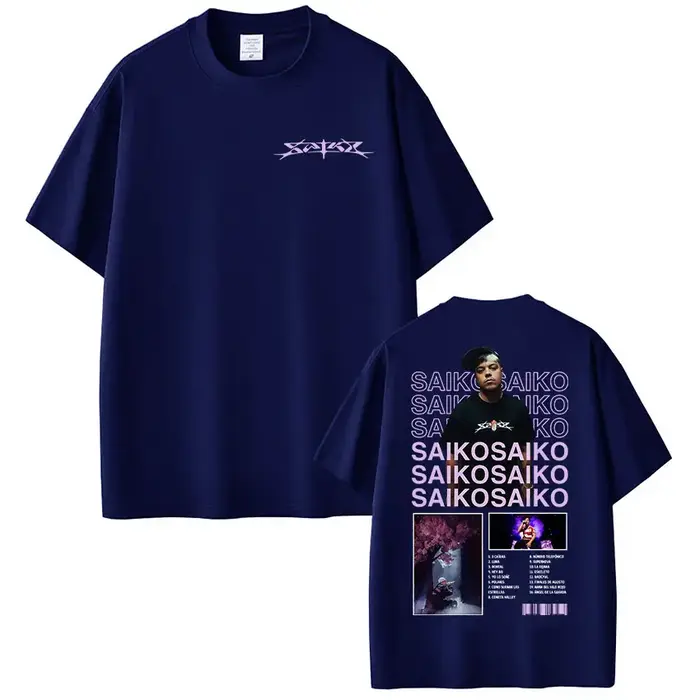 Rappeur SAIKO Album Tour 2025 Merch T-shirt hommes Hip Hop musique à manches courtes