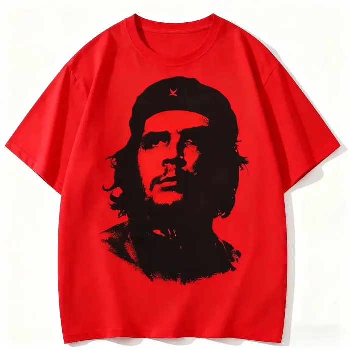 T-shirt décontracté rétro américain Che Guevara S pour hommes et femmes