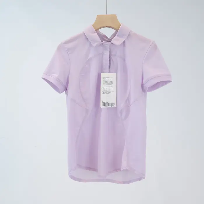 LULU FLORA POLO femme tennis respirant coupe ajustée séchage rapide, sport, T-shirt à revers, fitnes