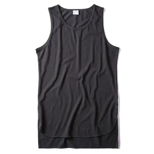 MRMT 2026 Nouveaux débardeurs pour hommes en coton à ourlet ample, style tendance, sans manches, ave