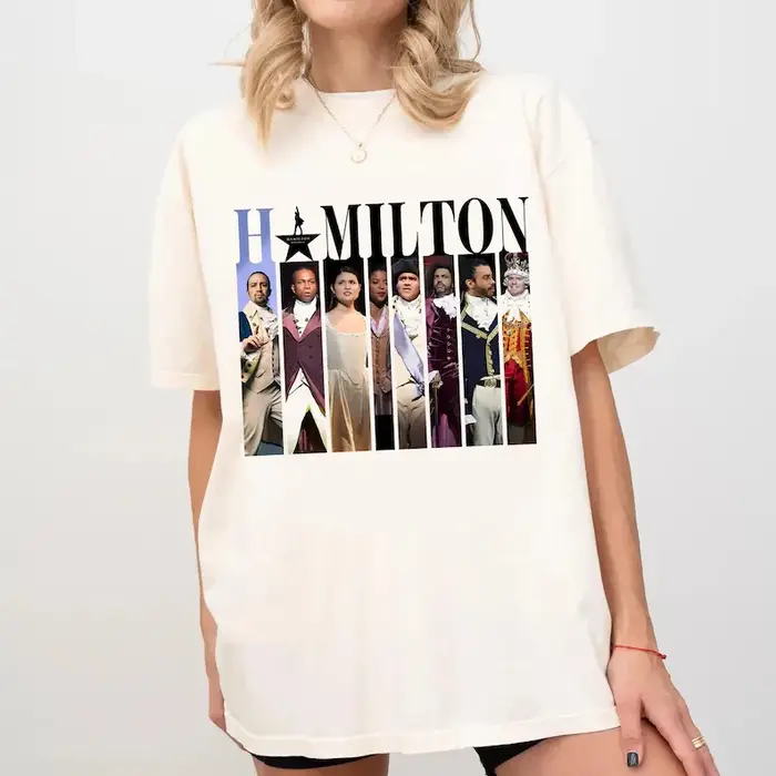 T-shirt Alexander Hamilton, T-shirt pour fans de Broadway pour femmes, cadeau musical américain, che