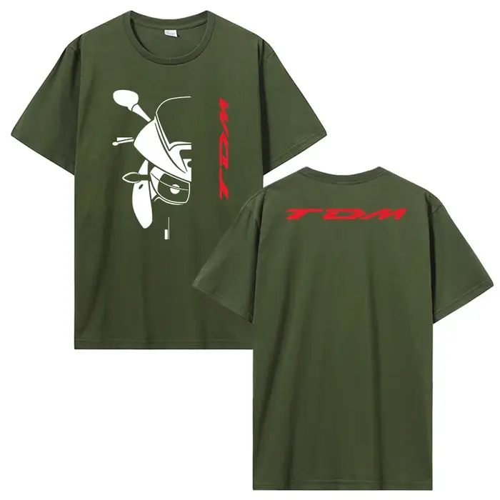 Double face Yama Tdm 900 voiture Auto T-Shirt vêtements pour hommes été décontracté col rond T-Shirt