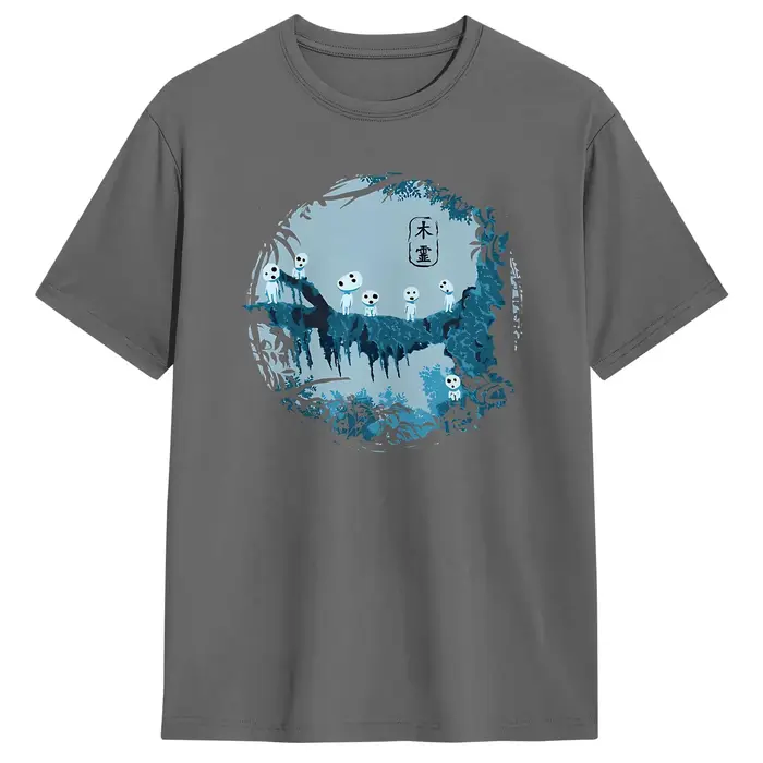 T-shirt Vintage d'été Kodama Studio Ghibli Hip Hop