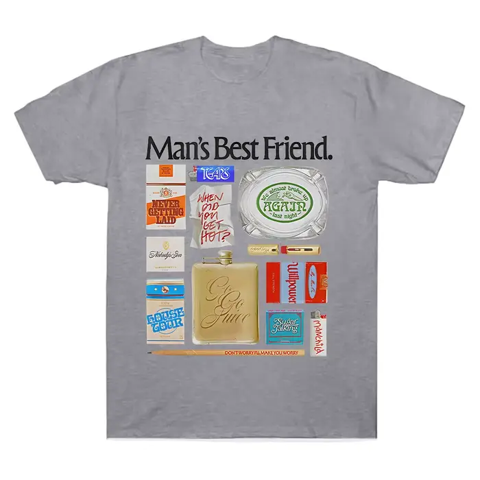 Sabrina charpentier homme meilleur ami objet T-Shirt été femmes T-shirts surdimensionné Y2k manches courtes couverture en coton vêtements unisexes