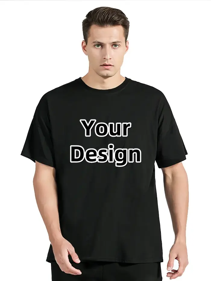T-shirt personnalisé pour hommes avec votre propre logo