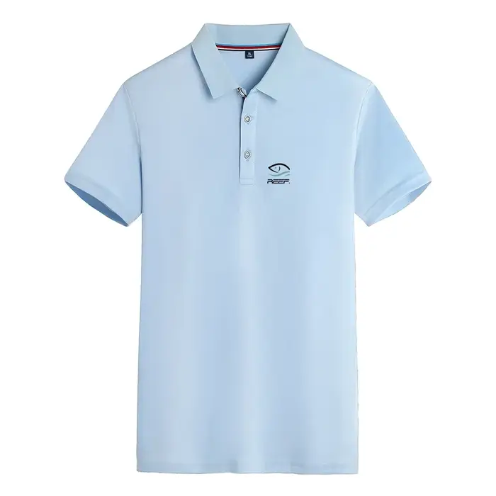 Polo polyvalent et minimaliste, T-shirt uni à col à revers et manches courtes pour le quotidien et l