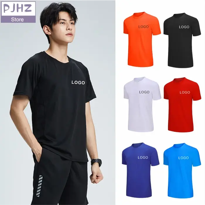 T-shirt de sport respirant à séchage rapide bon marché