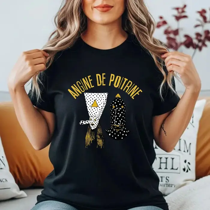 T-shirt Angine De Poitrine pour femmes et hommes