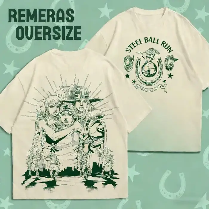 T-shirt graphique JoJo's Bizarre Adventure pour hommes