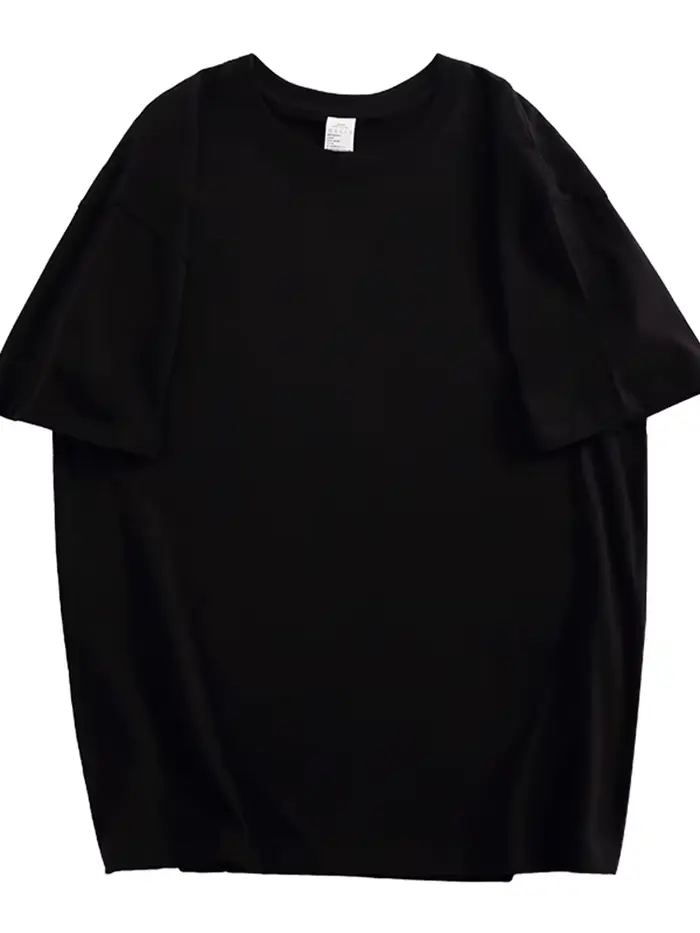 T-shirt en coton de qualité pour femme à manches courtes 2026 – T-shirts oversize d'été Harajuku