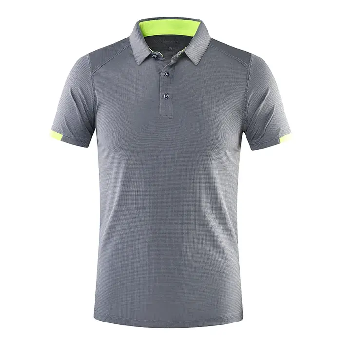 Polo à séchage rapide avec Logo personnalisé, revers à manches courtes, texte brodé, T-shirt d'équipe d'entreprise, motif de conception d'impression