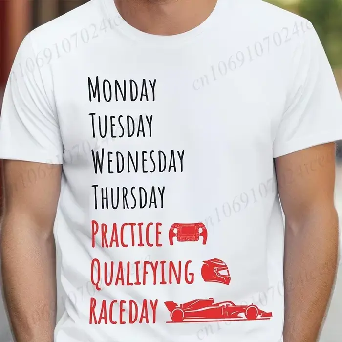 T-shirt de la semaine de course pour hommes et femmes
