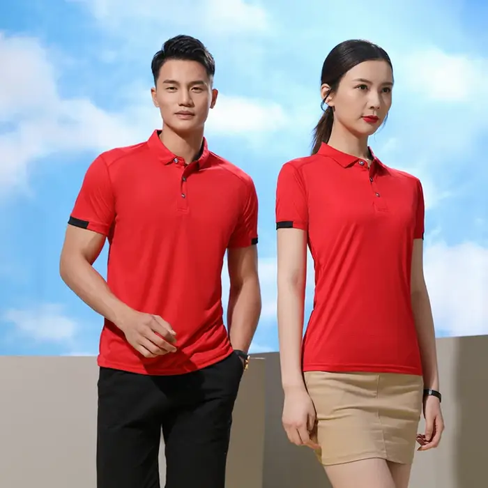 Polo de sport en maille pour hommes et femmes
