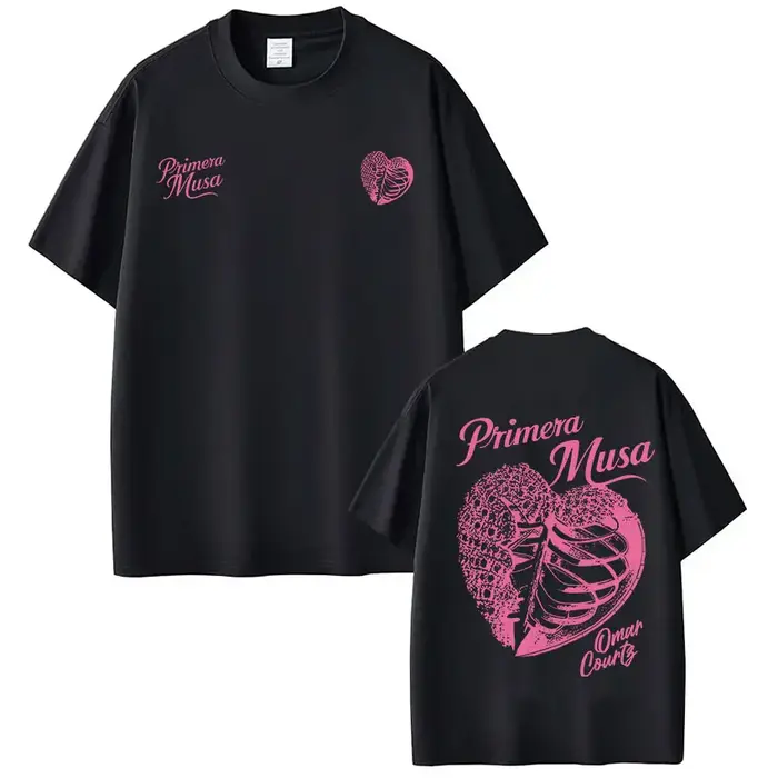 Omar Courtz Primera Musa Album Tour Merch T-shirt hommes femmes Hip Hop mode T-shirt décontracté cot