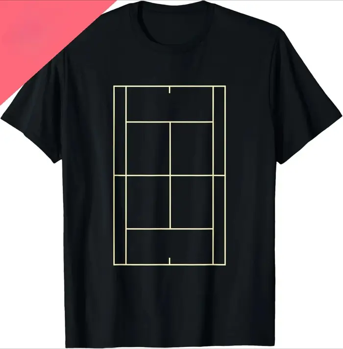 T-shirt vintage pour joueur de tennis