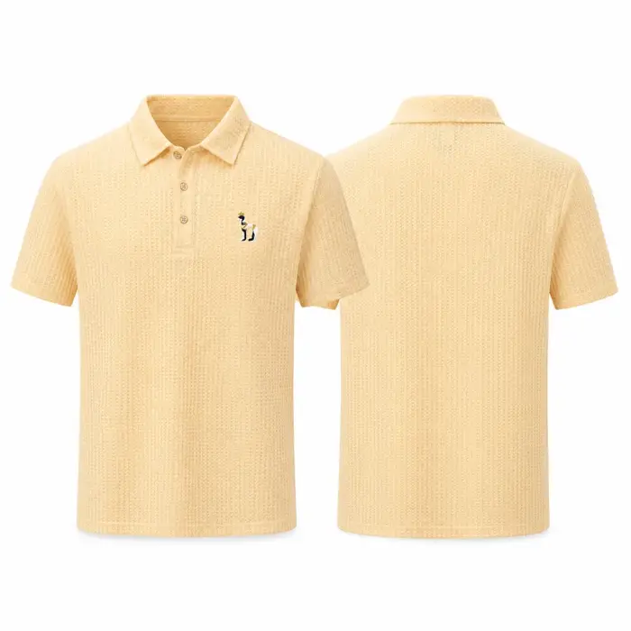 Nouveau Polo Homme Designer Brodé Décontracté Couleur Unie Manches Courtes avec Col Revers T-shirt Tendance Vêtements Décontractés pour Hommes