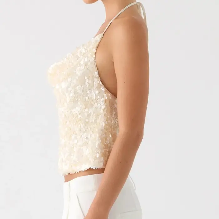 Débardeurs à sequins pour femmes