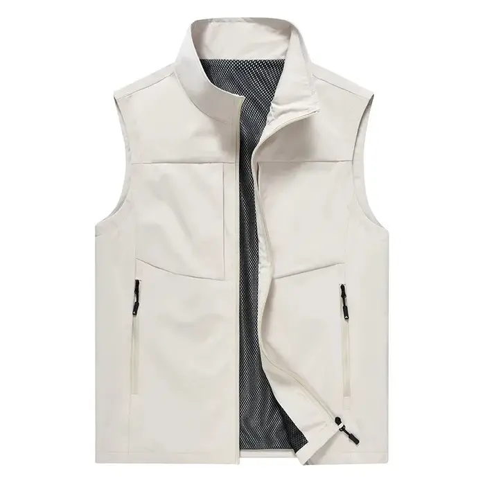 Gilet ample sans manches pour hommes, Style printemps-automne, vêtements d'extérieur décontractés, v