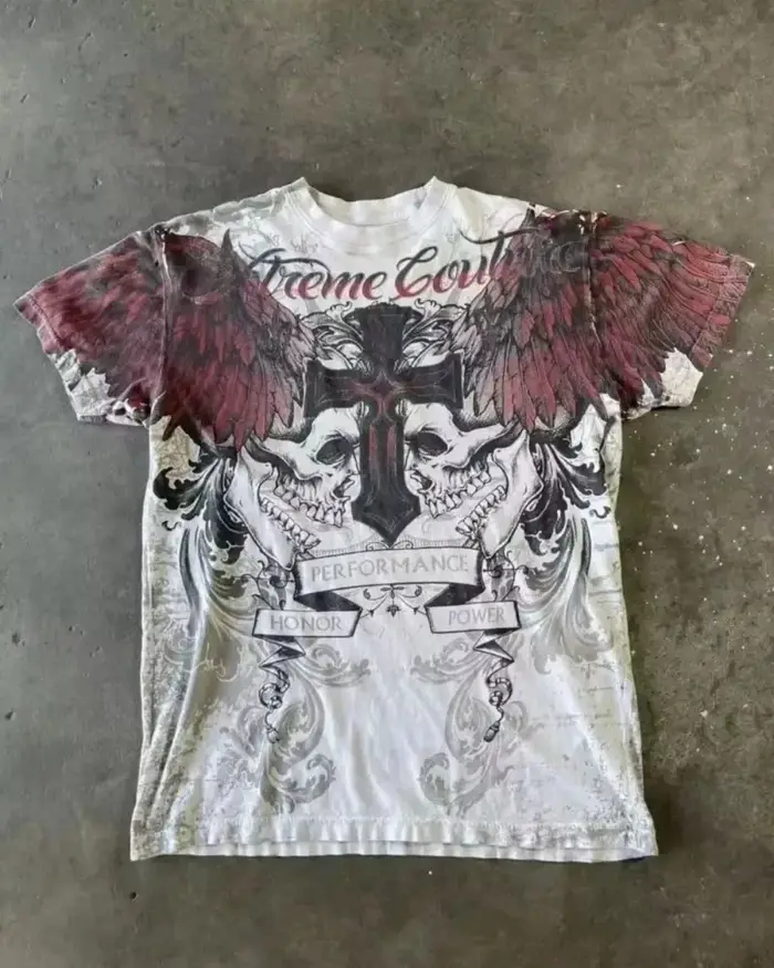 T-shirt col rond respirant et confortable pour hommes, mode européenne et américaine d'été, haut d'e
