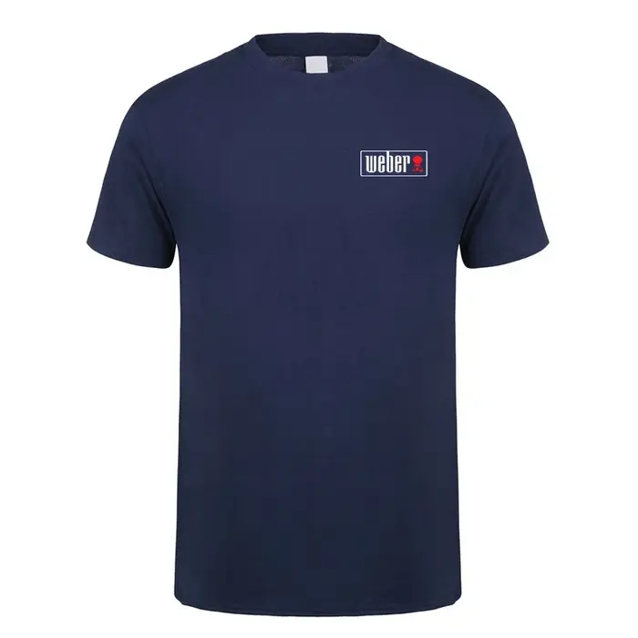 T-shirt manches courtes Weber pour hommes, décontracté, cool, barbecue, été