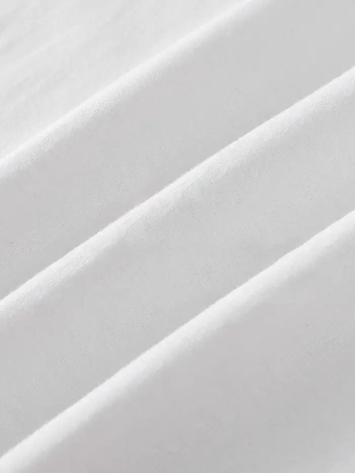 DUKEEN hommes 260G à manches longues t-shirts 2025 printemps pur coton couleur unie basique col rond maillot de corps