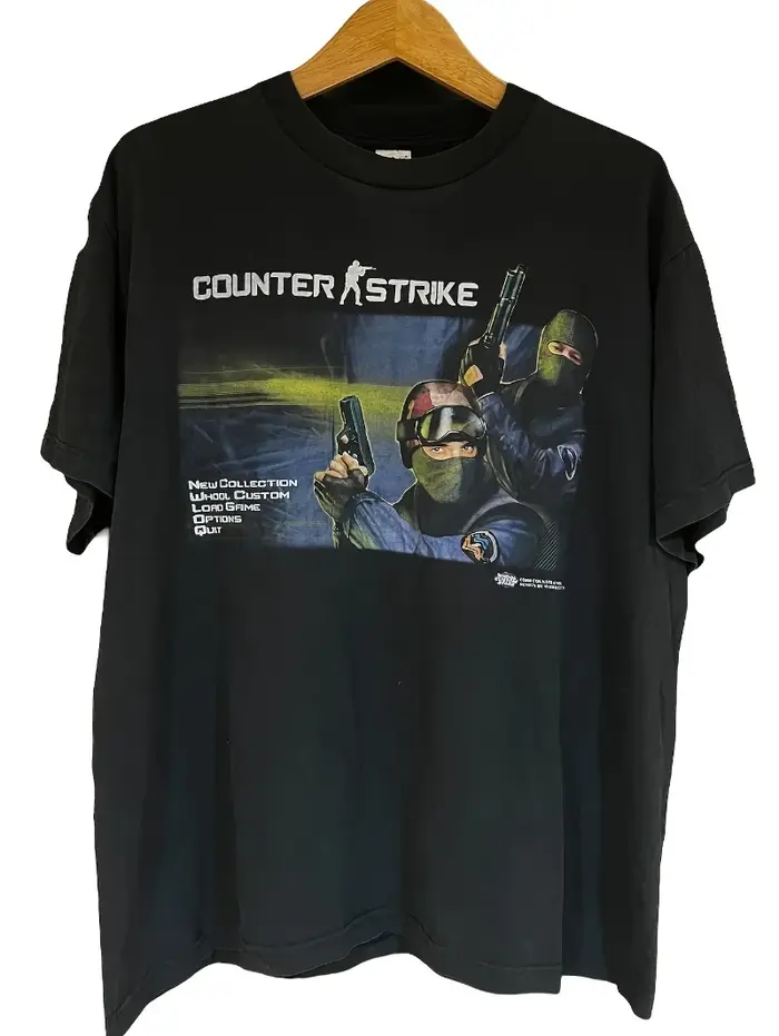T-shirt décontracté à coupe régulière neutre Counter Strike pour hommes. Le cadeau idéal pour les fa