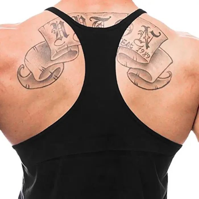 Débardeur d'entraînement coupe musculaire pour hommes