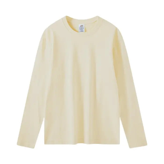 T-shirt femme manches longues col rond coton doux