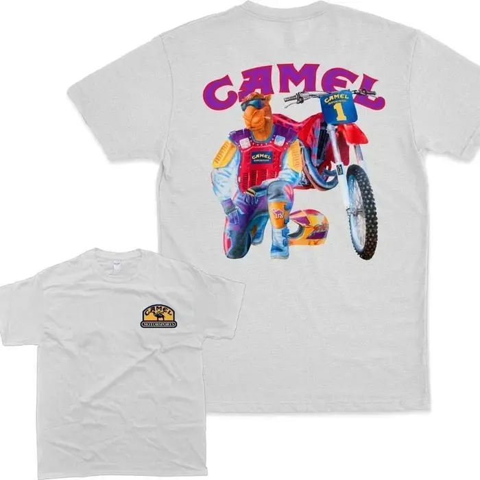 T-shirt Rétro Cigarettes Camel en Coton Vintage