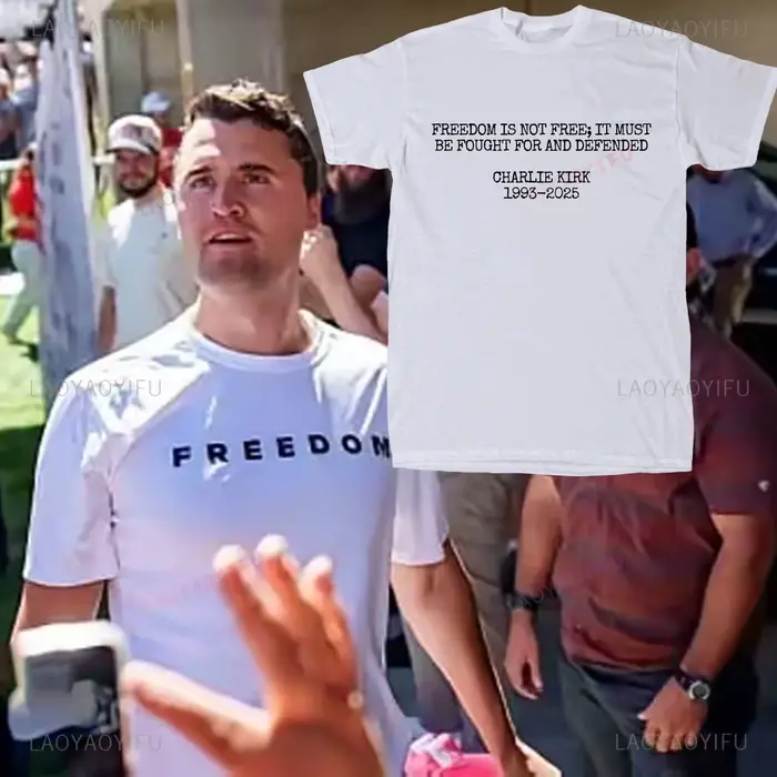 Charlie Kirk Freedom Shirt
