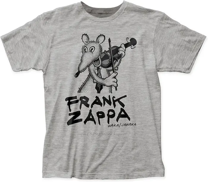 100% coton hommes Frank Zappa Waka Jawaka illustré T-Shirt