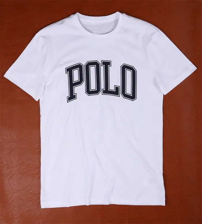 T-shirt Polo Homme Lettres – Nouvelle Collection Printemps-Été – Tendance Décontractée et Simple – Hauts Imprimés en Coton à Manches Courtes pour Hommes et Femmes