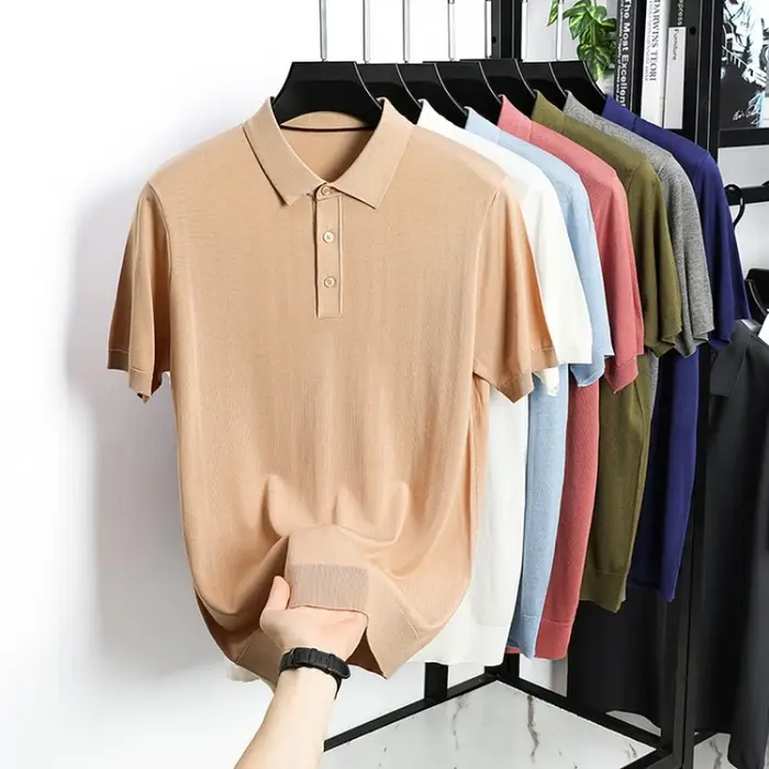 Polo Lyocell pour hommes – Essentiel d'été 100% respirant Tencel