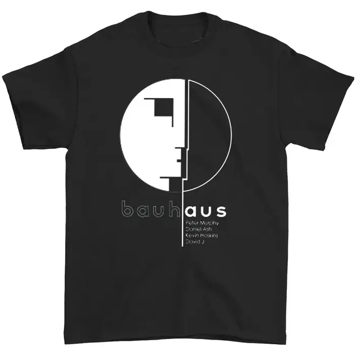 T-shirt décontracté Bauhaus Band Gothic Rock pour hommes et femmes