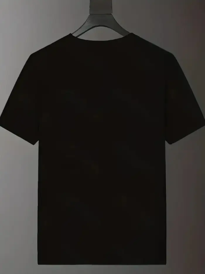 T-shirt pour homme à imprimé vague de surf rétro - Haut décontracté à col rond pour la plage avec motif de planche