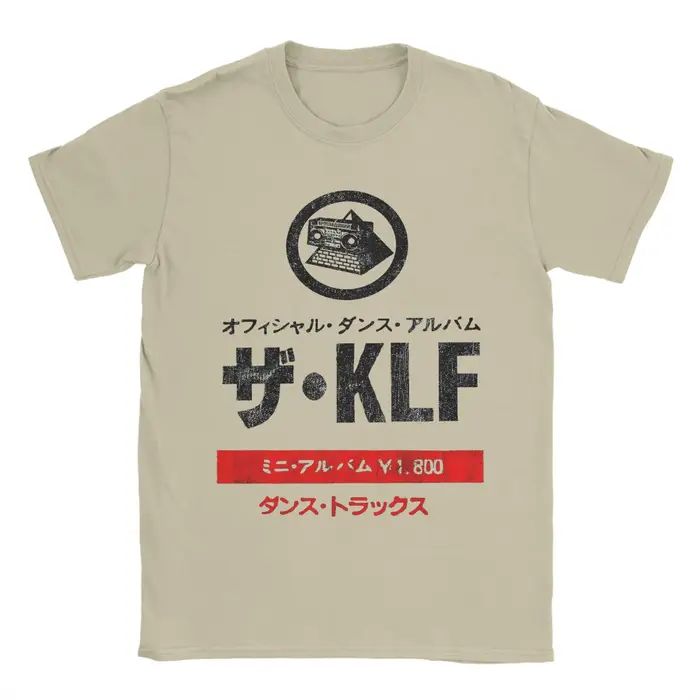 Le KLF     Japon Vintage T-Shirts pour hommes femmes génial 100% coton T-Shirts col rond manches cou