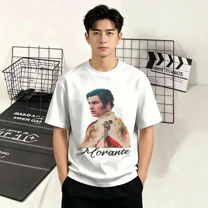 Morante De La Puebla T-shirt pour homme Matador Vintage Tees à manches courtes col rond