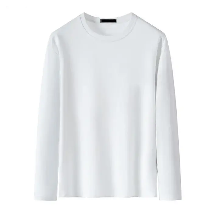 T-shirt en coton à manches longues pour homme