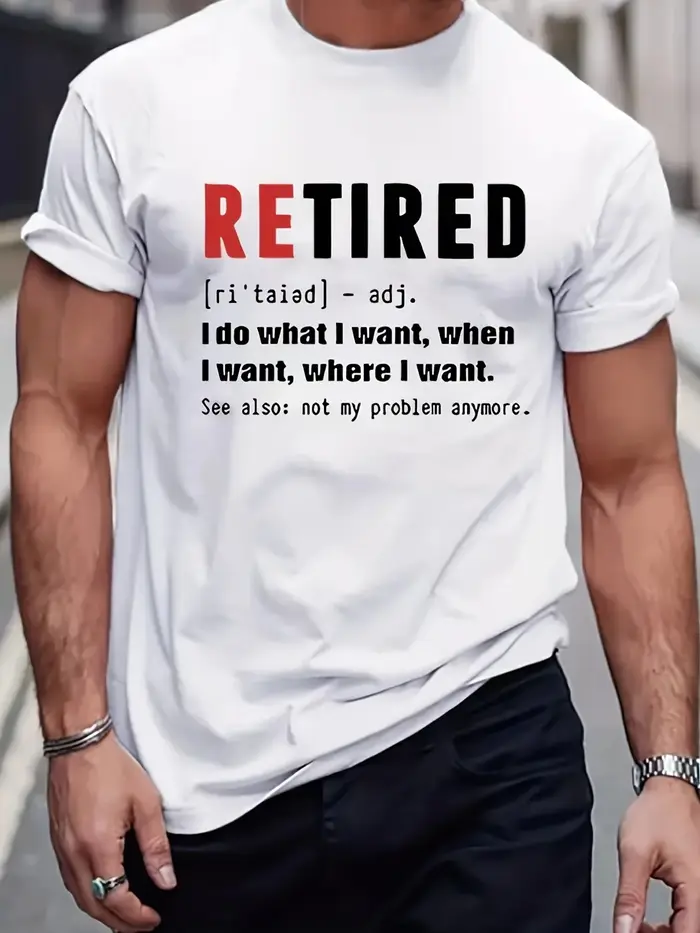 T-shirt à manches courtes à col rond pour hommes