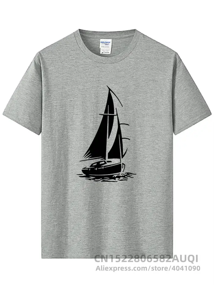 T-shirt homme drôle Yacht bateau