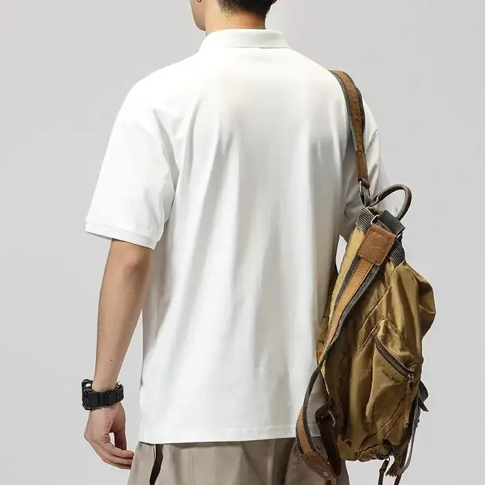 T-shirts amples avec lettres rétro américaines