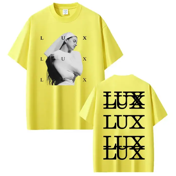 Chanteur Lux Rosalia mode impression T-shirt hommes femmes Harajuku vêtements T-shirts à manches courtes décontracté