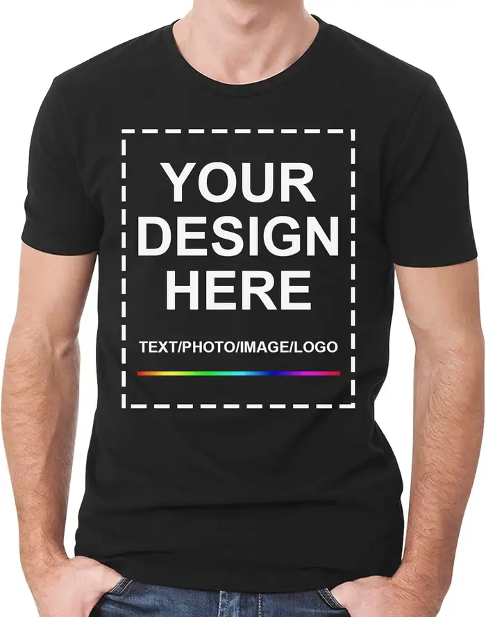 T-shirt personnalisé concevoir vos propres t-shirts imprimés pour hommes femmes t-shirt personnalisé