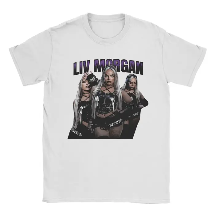 Liv Morgan T-Shirt hommes REVENGE Vintage pur coton