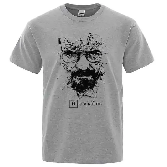 Hommes mode haut décontracté qualité 100% coton Breaking Bad t-shirts hommes Heisenberg Camisetas Ho