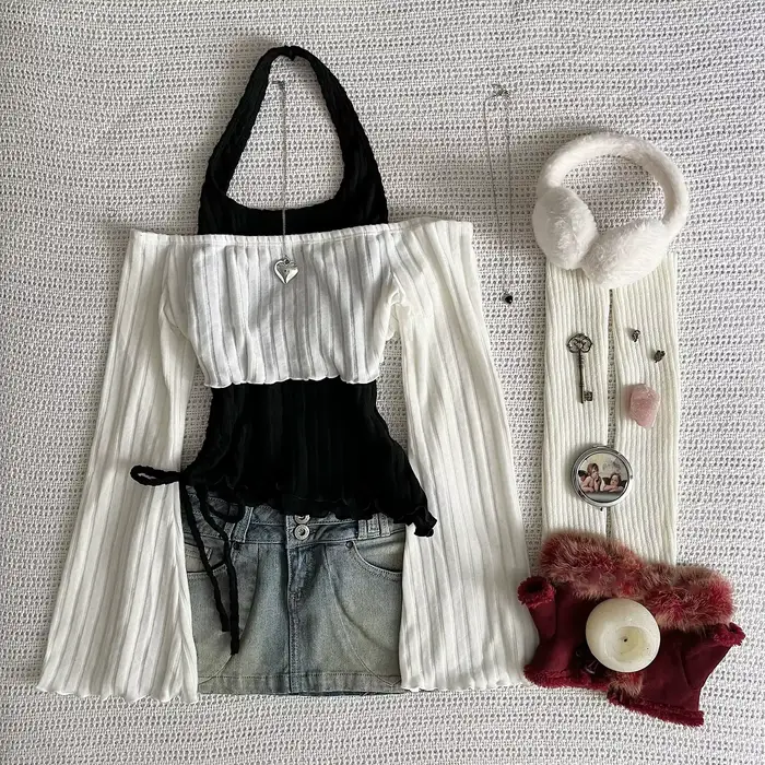 Esthétique gothique imprimé fleuri Baggy t-shirts Emo vêtements Y2k gothique Grunge graphique à manc