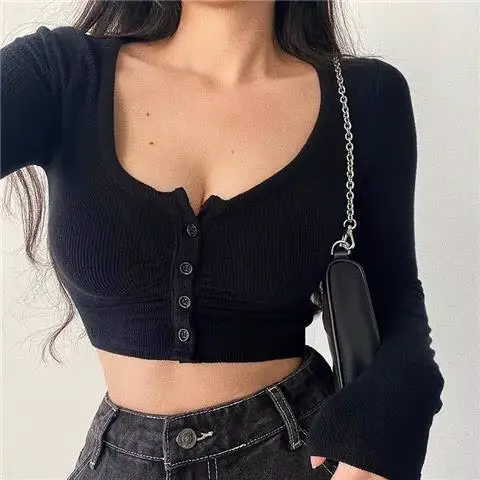 T-Shirt à Manches sulfpour Femme