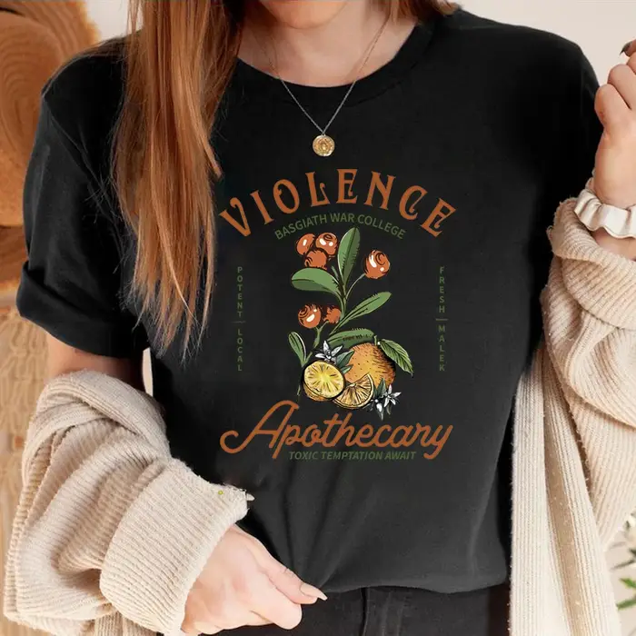 T-shirt épothicaire Sorrengail en verre