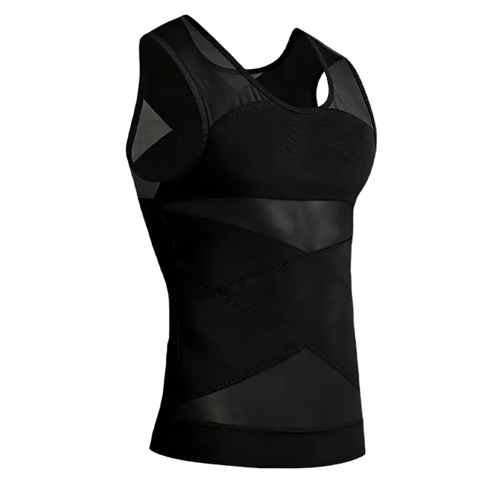 Débardeur de compression pour homme pour dissimuler la gynécomastie