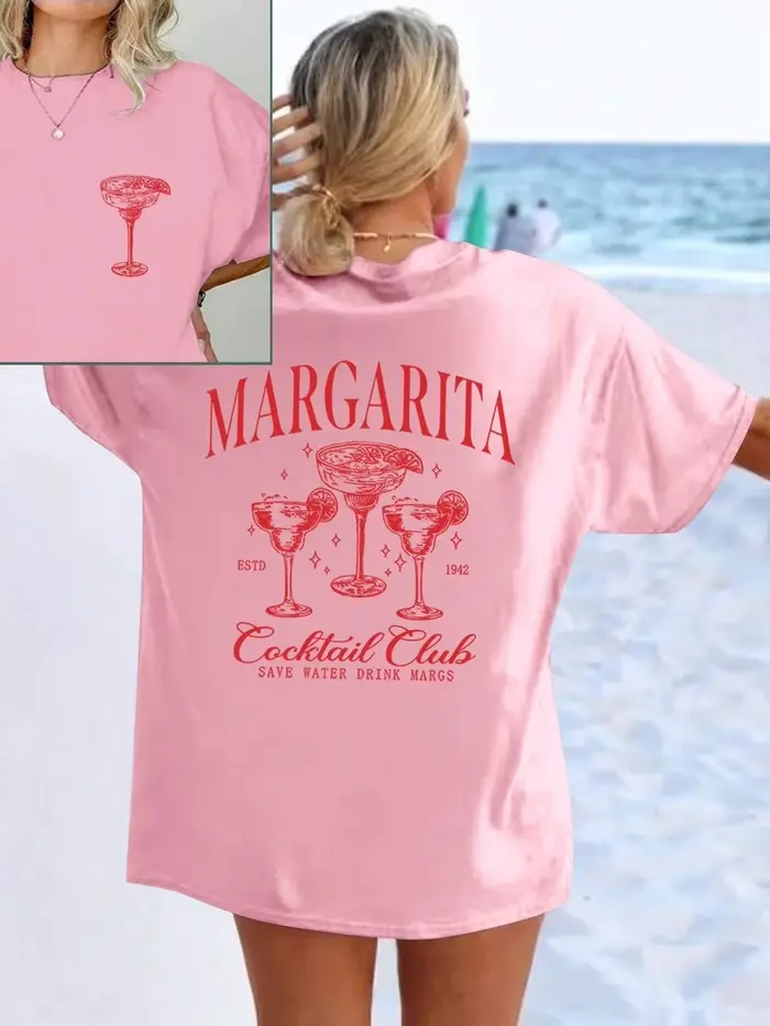 Martini Cocktail femmes T-Shirts drôles rétro alcool boisson t-shirt